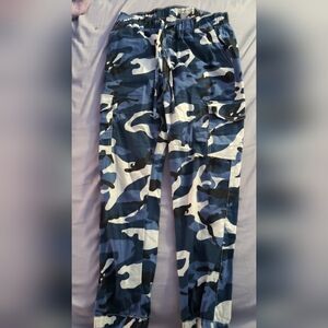 Blue joggers size L